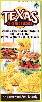 So you're not a burger fan??? Texas Chicken And Burgers Restaurant In Brooklyn Official Menus Photos