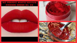 Diy Perfect Matte Lipstick Powder Under Rs 20 Easy To Make In 5 Minutes Youtube Diy Matte Lipstick Make Your Own Lipstick Diy Lipstick