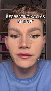 Am i giving @kayla cosplay!? #makeup #freckles #kaylamalecc  #makeuptransformation #greenscreen