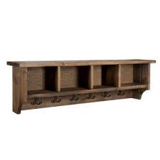 Alaterre Furniture Pomona 48 In Metal And Reclaimed Wood Entryway Coat Hook With Storage Cubbies In Rustic Natural Amba2420 The Home Depot Entryway Coat Hooks Wooden Coat Hooks Wall Mounted Coat Rack