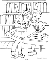 Coloring page with educational implication is a real treasure for parents: Classroom Coloring Page Coloring Home