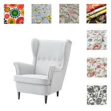 The color is rich and better in person than online. Buy Custom Made Cover Fits Ikea Strandmon Chair Armchair Cover Patterned Fabric Online In Saudi Arabia 133275875895