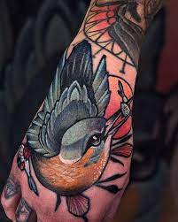 konstantin tattoos luneburg konstantins neotraditional motive glanzen vor allem durch e kingfisher tattoo neo traditional tattoo tattoos