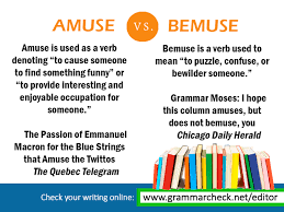 Amuse Bemuse What Writing Lessons English Grammar Grammar