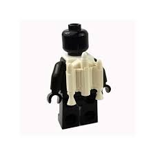 On earth, some people have calculated how high you can build a lego tower before the plastic fails and breaks apart Lego Minifigure Star Wars Clone Army Customs Trooper Jetpack White