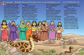 Bagaimana Cara Nabi Musa Menaklukkan Ular Ular Para Penyihir Firaun Penyihir Buku Anak Agama