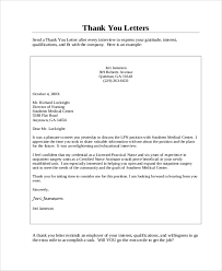 Free 8 Sample Nursing Interview Thank You Letter Templates In Pdf Ms Word Pages Google Docs
