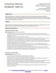 Compliance Manager Resume Samples Qwikresume