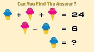 A team of editors takes feedback from our visitors to keep trivia as up to date and as accurate as possible. Can You Solve This Ice Cream Puzzle Genius Math Puzzles Image Maths Puzzles Printable Crossword Puzzles Math Pictures