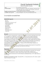The pt/inr is a blood test used to assess how fast the blood clots. Http Paediatri Dk Web14 Redhost Dk Images Dokumenter Vejl Hoering Leversvigt Hos Neonatale Pdf