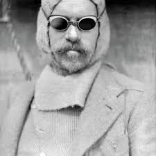 British Graham Land Expedition 1934-37 Print: Colin Bertram with Sledge  Dog. Art Prints, Posters & Puzzles from Scott Polar Research Institute