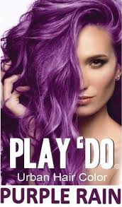 Purple rain semi permanent hair color 4 oz. Play Do Urban Hair Color Purple Rain 180 Ml Violet Revolutionary Hair Color Cream Permanent Hair Color Hair Dye Highlights Buy Online In Moldova At Moldova Desertcart Com Productid 94504575