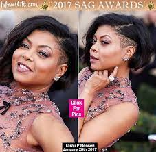 Https Pmchollywoodlife Files Wordpress Com 2017 01 Taraji P Hensen Sag Awards Hair And Makeup Cfmp Lead 2 Shaved Side Hairstyles Side Hairstyles Hair Affair