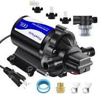 FlowFluid Water Pressure Booster Diaphragm Pump 110V AC for ...