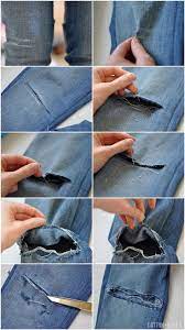Jul 17, 2021 · wear the jeans and mark the spot where you want to cut them. C C How To Make Holes In Your Jeans Tutorial How To Prevent The Hole From Expanding Diy Ripped Jeans Jeans Tutorial Jeans Diy