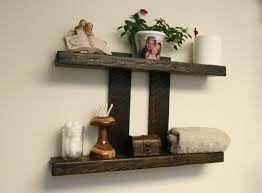 I love how it turned out and our towels fit perfectly so that they won't fall out. Buy Handmade Decorative Rustic Modern Wall Floating Bathroom Shelf Made To Order From Moss Farm Designs Custommade Com