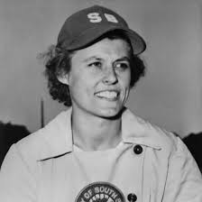 We wish Former South Bend Blue Sox player Betsy Jochum a wonderful 104  birthday! Attached here is a picture of her as a player as well as a  picture some of our