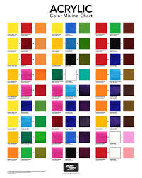 Acrylic Color Mixing Chart Pdf Www Bedowntowndaytona Com