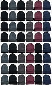 One skein hat knitting patterns for beanies, slouchy hats, berets and more knit with one skein of yarn. Yacht Smith 60 Pack Of Yacht Smith Wholesale Beanies Bulk Thermal Winter Hat Assorted Beanies Walmart Com Walmart Com