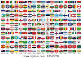 Download and buy this vector image: 216 Official Flags Of The World In Alphabetical Order With Official Country And Capital Name Verified By Teachers For Accuracy Poster Id 20346263
