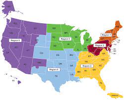 There are many physical regions of the country which are: Ieee Region Map Ieee Usa