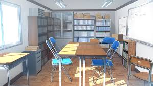 Anime Room Chairs Desk Sunlight Window Anime Home Home Decor Room Chairs