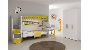 Un lit superposé permet de coucher 2 ou 3 enfants dans une seule chambre et ainsi gagner votre garçon ou votre fille doit avoir au minimum 6 ans pour dormir sur le matelas du haut. Chambre Enfant Complete Lits Superposes Moretti Compact So Nuit