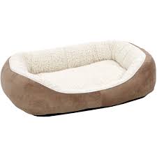 You need fleece fabric, a bed pillow, and scissors. Midwest Ultra Soft Fleece Dog Cuddle Bed Medium Brown Brickseek