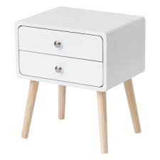 Des promotions toute l'année sur conforama ! Sunfay Table De Chevet Rangement Scandinave Avec 2 Tiroir Principal Blanc 42 32 50cm Achat Prix Fnac