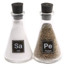 These Unique Salt And Pepper Shakers Are In The Shape And Style Of A Science Lab Flask With A Rubber Stopper Clo Salt Pepper Shakers Salt Salt Pepper Shakers