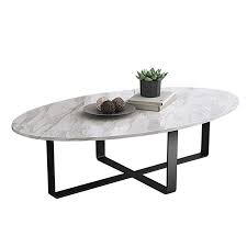 Small space furniture by ashley homestore. Amazon Com Yike Coffee Table Marble Coffee Table Oval Hard A3 Carbon Steel Frame Black Geometric Frame Design Moder Coffee Table Marble Coffee Table Table