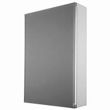 Glacier Bay 15 In X 26 In Decor Recessed Or Surface Mount Medicine Cabinet In Silver Sp4451 The Home Depot Surface Mount Medicine Cabinet Beveled Mirror Medicine Cabinet Mirror