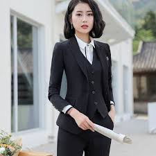 Ol' knock on window seems to be popular amongst aging guy are you going to meet that ol tonight? Lenshin Women Fashion Suit Set Office Ladies Work Wear Women Ol Pant Suits Formal Female Blazer Jacket Vest Trousers 3 Pieces Pant Suits Aliexpress