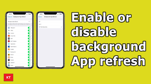 Background refresh and location services are two different things. How To Turn On Or Turn Off Background App Refresh Youtube