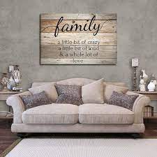 Family Love Multi Panel Canvas Wall Art In 2021 Family Wall Decor Family Room Walls Wall Decor Living Room
