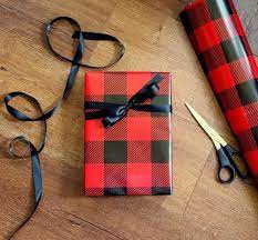 Red and black wrapping paper. Red And Black Buffalo Plaid Wrapping Paper 10 Ft X 2 Ft Roll Country Wrapping Paper Lumb Buffalo Plaid Christmas Christmas Wrapping Christmas Gift Wrapping