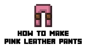 Dye can be made from flowers, bones, cactus, or by mining lapis lazuli, killing squids, gathering cocoa beans, and/or combining various other dyes. Minecraft Survival How To Make Pink Leather Pants Youtube