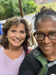 We went to the Dunwoody Nature Trail. It's in Dianne Knight Reynolds  neighborhood but it's definitely a treasure. We even played