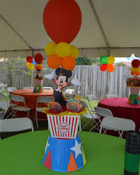Mickeys Circus Table Decorations Carnival Birthday Theme Carnival Birthday Party Theme Circus Theme Party