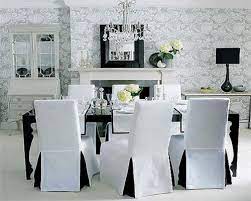 Dining room chair covers slipcovers set of 6, searchi spandex fabric fit stretch removable washable short parsons kitchen chair covers protector for dining room, hotel, ceremony (gray, 6 per set) 4.6 out of 5 stars 4,997. 11 Chair Covers That Can Transform Your Dining Room