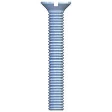 flat countersunk screw, flat head slot