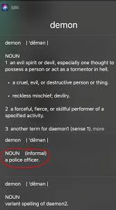 Rain check meaning to give an assurance of not doing something right now but later to give a coupon to a customer confirming that they would be able. Wkrg Fact Check Why Siri Google Show Police Officer As A Definition Of Demon