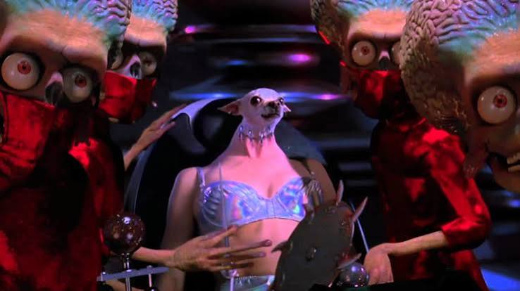 Mars Attacks!: Reliving that WTF Moment when Tim Burton put a tiny dog's  head on a human body