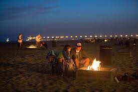 A dockweiler beach bonfire is a great way to enjoy please note that as of june 2020 dockweiler has removed the fire pits due to covid 19. Pollution Concerns Could Douse California Beach Fires The New York Times