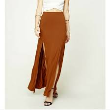 Long Burnt Orange Skirt Quality Assurance Protein Burger Com