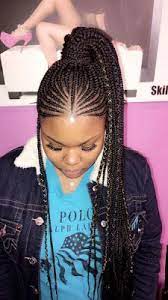 37 Cornrow Lemonade Braid Hairstyles 2018 African Cornrow Styles Lemonade Braids Hairstyles Cornrow Ponytail Braids For Black Hair