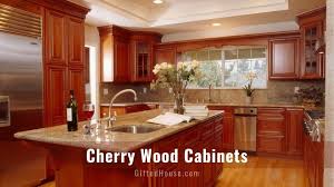 cherry wood kitchen cabinets