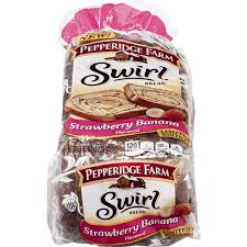 The glutenfree community on reddit. Pepperidge Farm Swirl Bread Strawberry Banana Breakfast Breads Matherne S Market