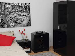 Bedroom Furniture 3 Piece Set Black Gloss Wardrobe Drawer Bedside Chest Table Ebay For example, these sets often include the.