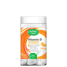 Vitamin d is required to promote calcium absorption, which helps to maintain healthy bones and this formulation provides premium vitamin d3 in convenient, easy to swallow vegetable capsules.* Kop Active Care Vitamin D 10ug 90 Tabletter Fri Frakt Over 99 Kr Bodystore Com